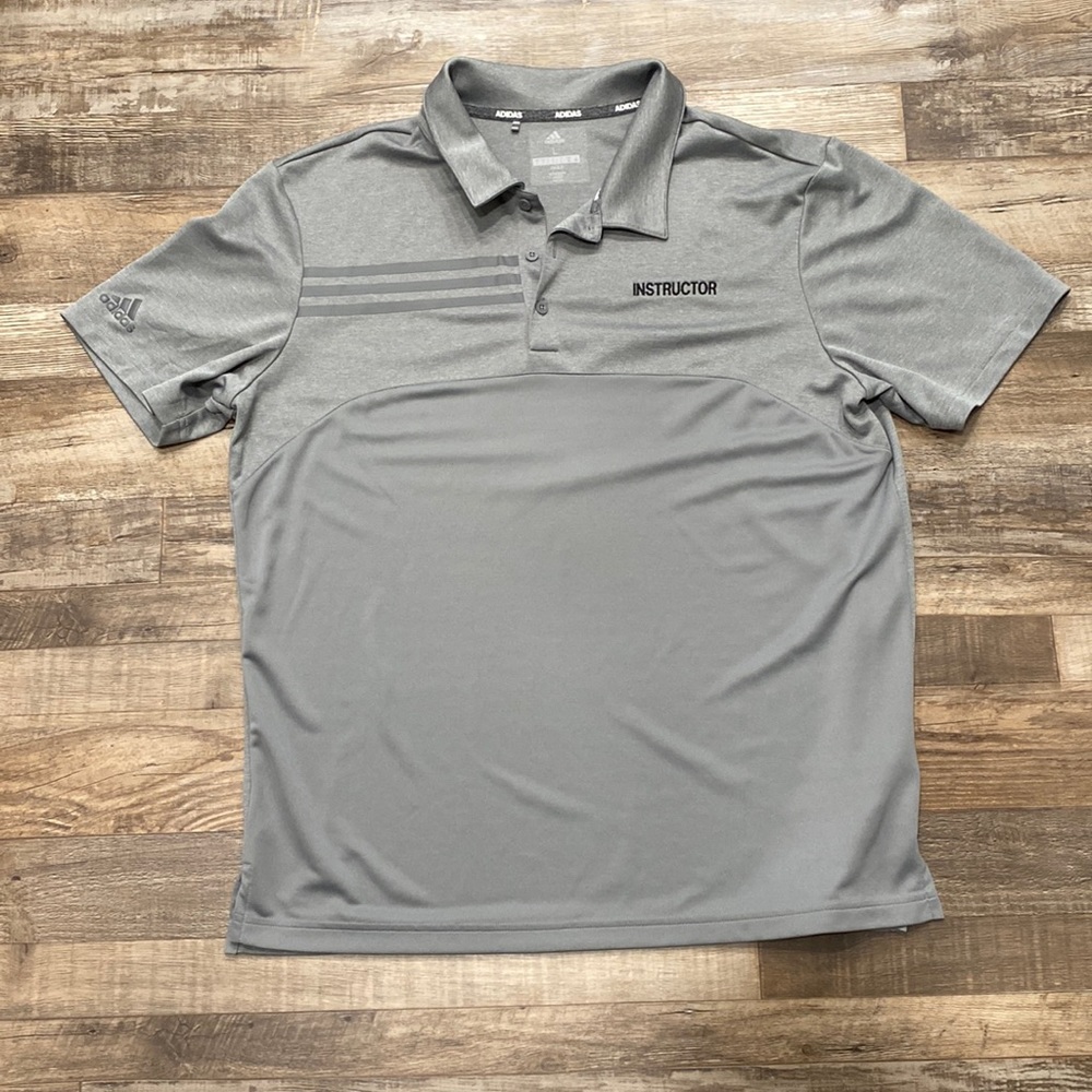Adidas • Grey Golf Polo